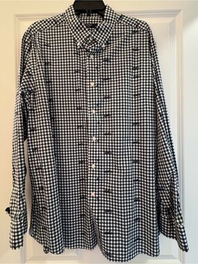 Cremieux Men’s Green Checkered MotorcycleShirt